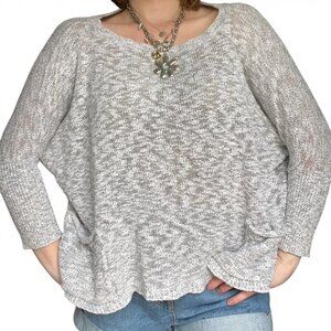 Express Light Grey Sweater w/ Pockets – Size M/L